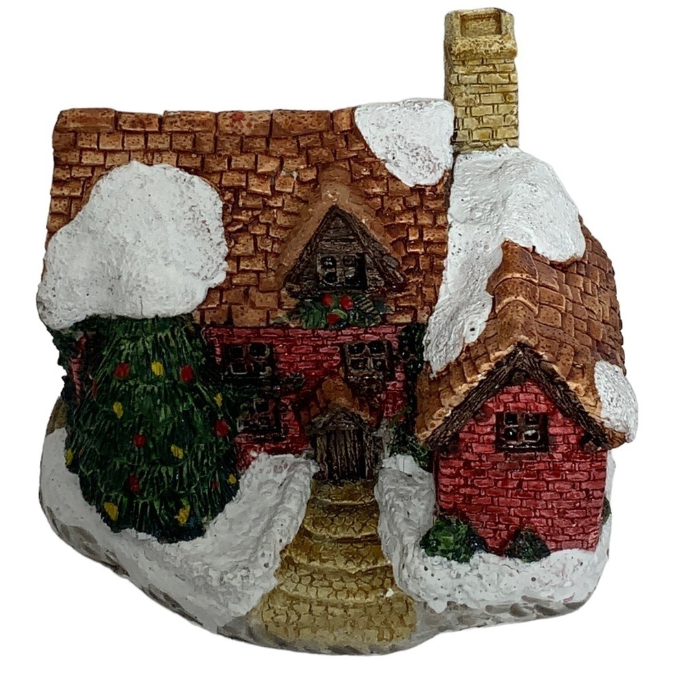 Christmas Village Cottage English Dickens Kincaid Style House Miniature Scale - Picture 5 of 15